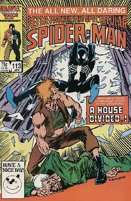 Buy The Spectacular Spider-Man #113 NM 1985 Marvel Black Costume Comic Book • 3.93£