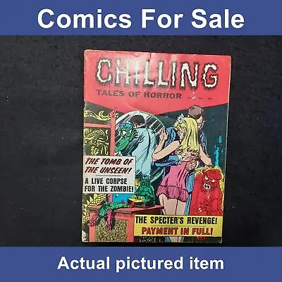 Buy Chilling Tales Of Horror Comic Magazine Vol 1 #4 - June 1970 RARE Stanley • 16.99£