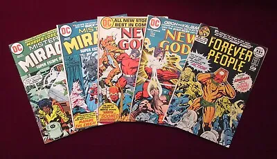 Buy Lot Of *5* Kirby! FOREVER PEOPLE #5, NEW GODS #10 & 11, MISTER MIRACLE #14 & 17 • 19.18£