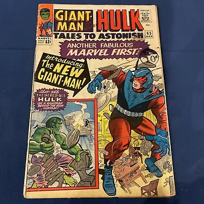 Buy Tales To Astonish #65 (1965)  Key 🔑 New Giant Man Costume. Cents 🔑 • 44.99£