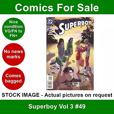 Buy DC Superboy Vol 3 #49 Comic - VG/FN+ 01 March 1998 • 3.99£