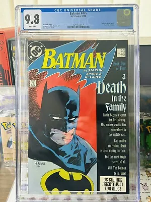 Buy Batman #426 Cgc 9.8 White Pages // A Death In The Family Part 1 • 300£