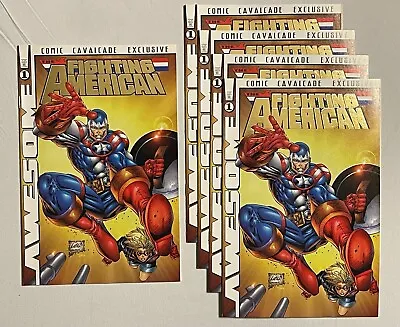 Buy 5 Pack - Fighting American #1 Cavalcade Exclusive GOLD (Awesome, 1997, F+/VF) • 12.61£