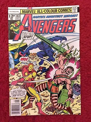 Buy Free P & P; Avengers #163, Sep 1977:  The Demi-God Must Die ; With The Champions • 4.99£