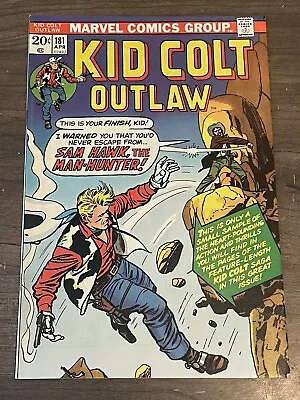 Buy Kid Colt Outlaw #181(1973 Marvel) VF, Stan Lee, Sam Hawk The Manhunter, NICE • 14.24£