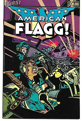 Buy AMERICAN FLAGG! #06 (1984) First Comics Series [Limited Supply Of These Issues] • 2.50£