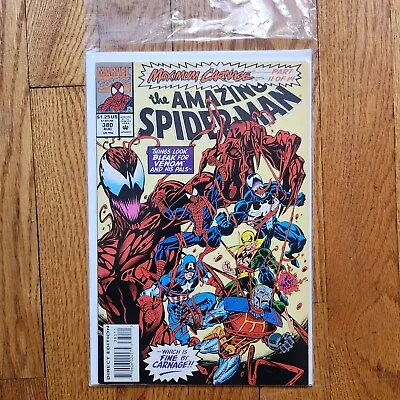 Buy The Amazing Spider-Man #380 (1993) Maximum Carnage Part 11 Of 14  • 8£