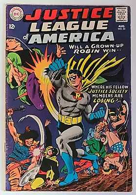 Buy Justice League Of America #55 (dc 1967) Silver Age! Est~f+(6.5) Earth Two Robin! • 35.75£