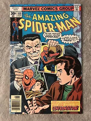 Buy MARVEL COMICS Amazing  SPIDER-MAN 169 Newsstand 1977 • 7.94£