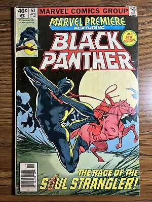 Buy Marvel Premiere 53 Newsstand Key Issue Black Panther Defeats The Kkk Marvel 1980 • 15.73£