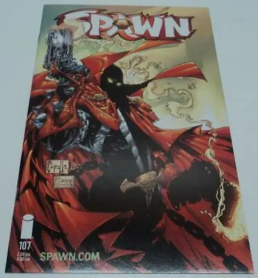 Buy SPAWN #107 (Image Comics 2001) Greg Capullo & Todd McFarlane Cover (FN/VF) RARE • 15.76£