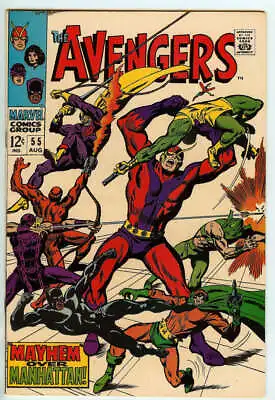 Buy Avengers #55 5.5 //marvel Comics 1968 • 79.43£