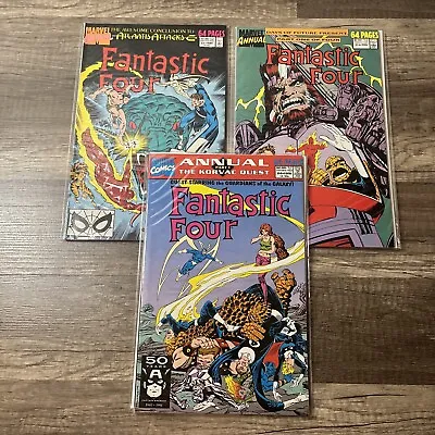 Buy FANTASTIC FOUR ANNUAL #23 & #24 And #22 Marvel Comics 1989, 1990 & 1991 • 10.27£