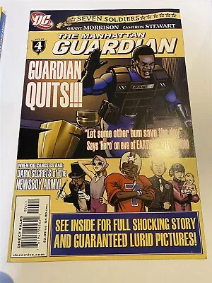 Buy SEVEN SOLDIERS : MANHATTAN GUARDIAN #4 Grant Morrison DC Comics 2006 NM • 1.99£