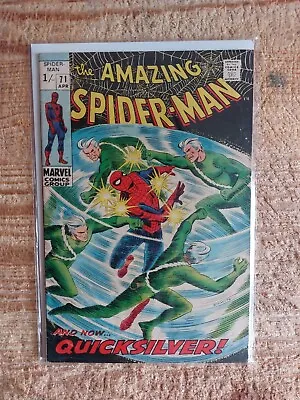Buy AMAZING SPIDER-MAN #71 Silver Age  Quicksilver  VGF • 39.99£