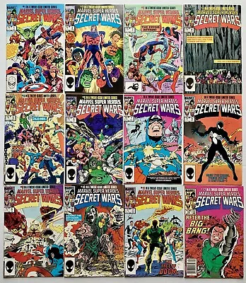 Buy Marvel Comics Secret Wars #1-#12 (1984) Complete Series (VF+/NM-) MCU -VINTAGE • 499.70£