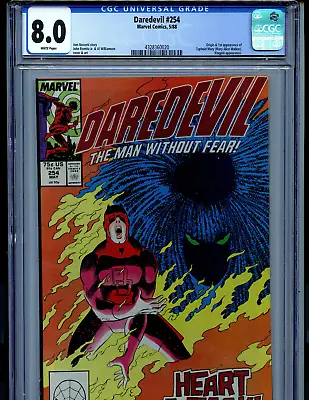 Buy Daredevil  #254 CGC 8.0 Marvel 1988  1st Typhoid Mary Amricons K76 • 134.56£