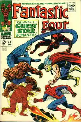 Buy Fantastic Four (Vol. 1) #73 VG; Marvel | Low Grade - Spider-Man Thor Daredevil - • 50.57£
