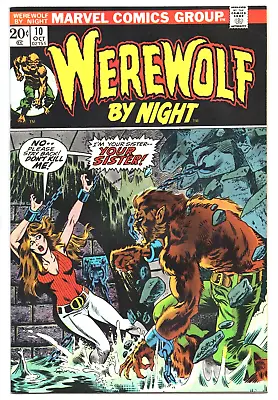 Buy WEREWOLF BY NIGHT 1st COMMITTEE Vol. 1 #10 October 1973 MARVEL Comic US Book VF+ • 39.51£