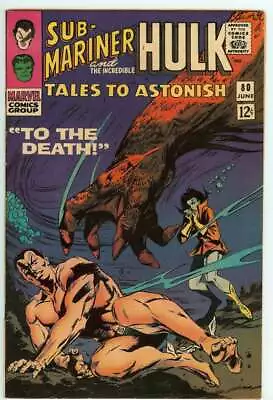 Buy Tales To Astonish #80 7.5 // Silver Age Sub-mariner + Hulk Story 1966 • 34.06£
