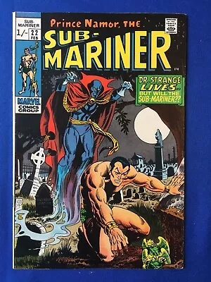 Buy Sub-Mariner #22 VFN+ (8.5) MARVEL ( Vol 1 1970)  • 58£