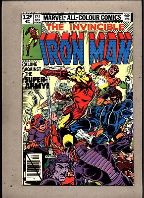 Buy Invincible Iron Man #127_oct 1979_very Fine+_ Alone Against The Super-army _uk! • 1.70£