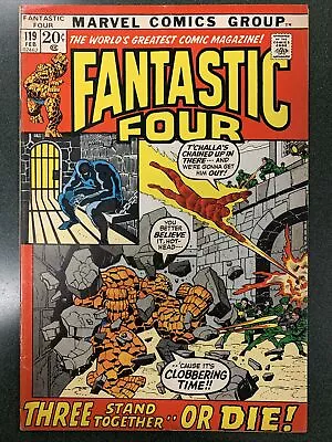 Buy Fantastic Four #119 (Marvel, 1972) Black Panther Becomes Black Leopard VG+ • 26.52£