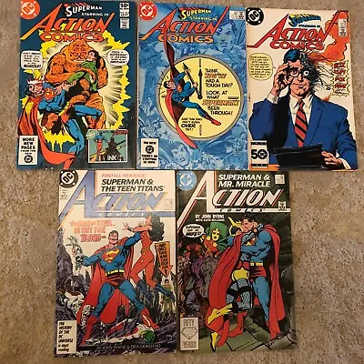 Buy Action Comics / DC Comics / 1981-7 / Issues 523,551,571,584,593 • 12£