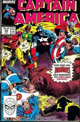 Buy Captain America (1968) # 352 (7.0-FVF) 1st App. Supreme Soviets 1989 • 9.45£