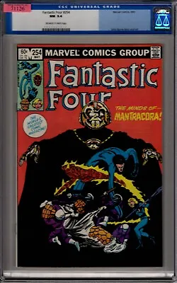 Buy Fantastic Four #254 CGC 9.4 • 35.98£