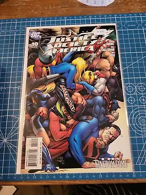 Buy Justice Society Of America #10b Vol. 3 8.0+ Variant Dc Comic Book H-135 • 4.41£