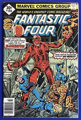 Buy Fantastic Four #184 (1977) Impossible Man & Tigra APP; WHITMAN VARIANT; GD/VG • 7.11£
