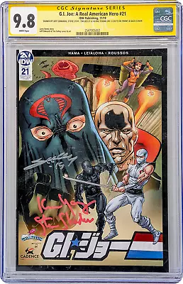 Buy GI Joe: A Real American Hero #21 CGC SS 9.8 Signed Edwards, Lydic, Young, Seeley • 238.96£