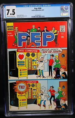 Buy Pep Comics #208 ~ CGC 7.5 OW/W Pages 8/67 CGC Top Pop! • 103.52£
