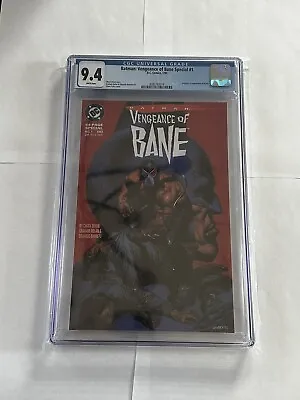 Buy Batman:Vengeance Of Bane #1 CGC 9.4 WHITE PAGES- 1st Bane 📈1993 1st PRINT • 106.68£