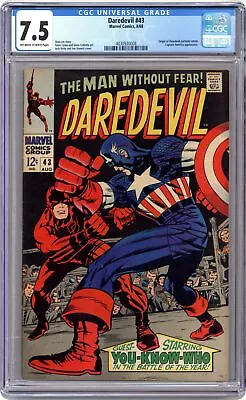 Buy Daredevil #43 CGC 7.5 1968 4030930008 • 122.54£
