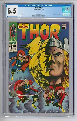 Buy Thor #158 CGC 6.5 FN+ Origin Retold - White Pages • 115£