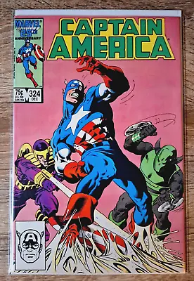Buy Captain America #324 (1986) Copper Age-Marvel Comics Listing #234 To #379 VF+ • 3.95£
