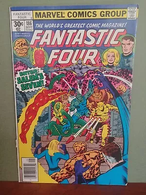 Buy Fantastic Four #186 1977  Agatha Harkness/1st Salem Seven!  5.0 • 3.96£