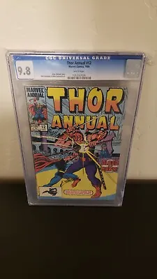 Buy Thor Annual #12 1984 White Pages CGC 9.8 • 71.15£