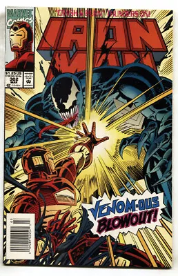 Buy IRON MAN #302--1994-- Comic Book--Venom Issue--Marvel --NM- • 30.44£