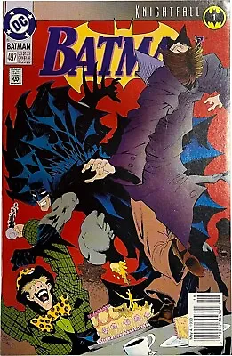 Buy Batman 492 Newsstand Variant NM UNREAD Knightfall Kelley Jones Bane HTF Key Book • 15.80£