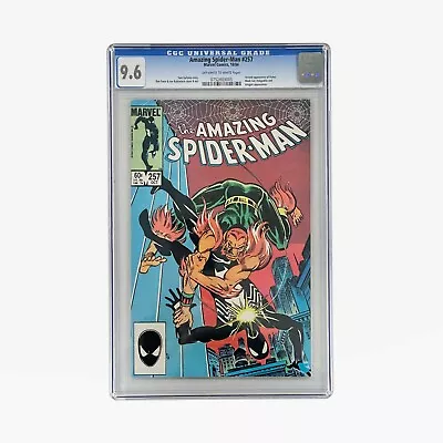 Buy Amazing Spider-Man #257 Vol. 1 GCG 9.6 Slabbed Comic, 1984 Cent Copy • 160£