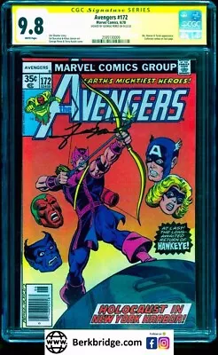 Buy AVENGERS 172 CGC 9.8 SS GEORGE PEREZ WHITE PAGES 6/78 💎 1 Of Only 6 SIGNED • 438.94£