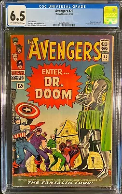 Buy Avengers #25 Cgc 6.5 Off-white To White Pages 1966 • 240.18£