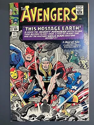 Buy AVENGERS  #12 Jan 1965 Very Fine 8.0 George RR Martin Fan Letter Thor Iron Man • 225£