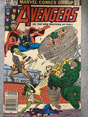 Buy The Avengers #222 (Marvel Comics August 1982) • 3.88£