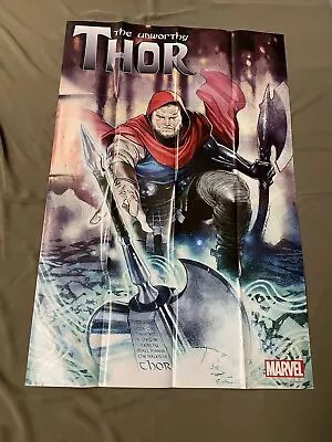 Buy The Unworthy Thor 24  X 36  Promo Poster - Marvel Comics 2016  #142 • 6.66£