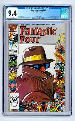 Buy Fantastic Four #296 CGC 9.4 (1986) - Thing - Marvel 25th Anniversary Cover • 40.17£