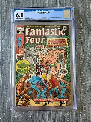 Buy CGC 6.0 Fantastic Four #102- Sub-Mariner And Magneto Appearance (1970) • 79.44£